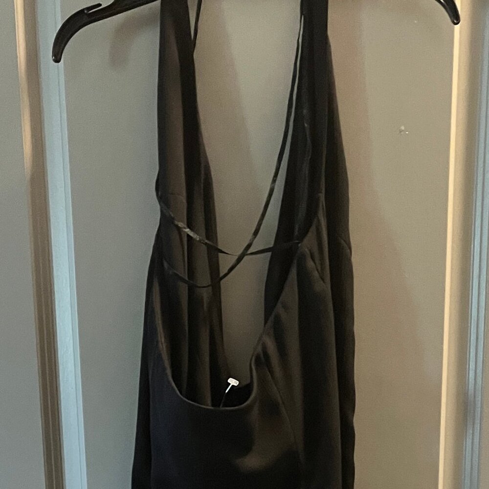 Jones New York Black Halter Cowl Dress | Size 14